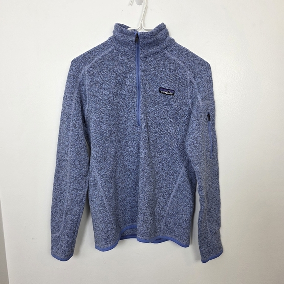 Patagonia Jackets & Blazers - Patagonia Blue 1/4 Zip Fleece Better Sweater Outdoor Pullover Jacket Size Small